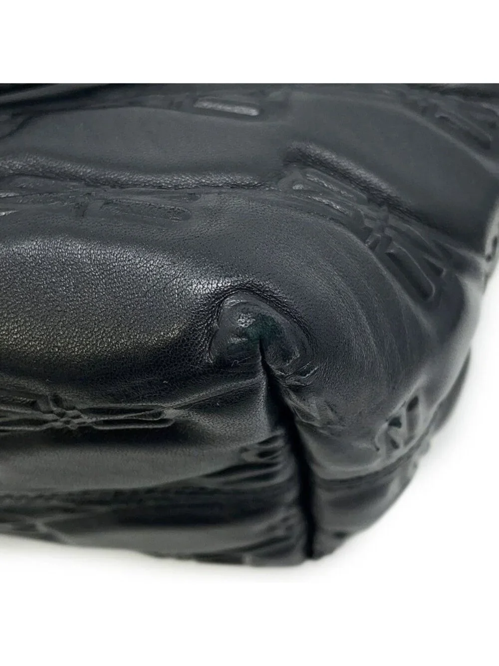 Balenciaga Handbag Signature BB Monogram Small 2-Way Shoulder Black - Picture 8 of 10